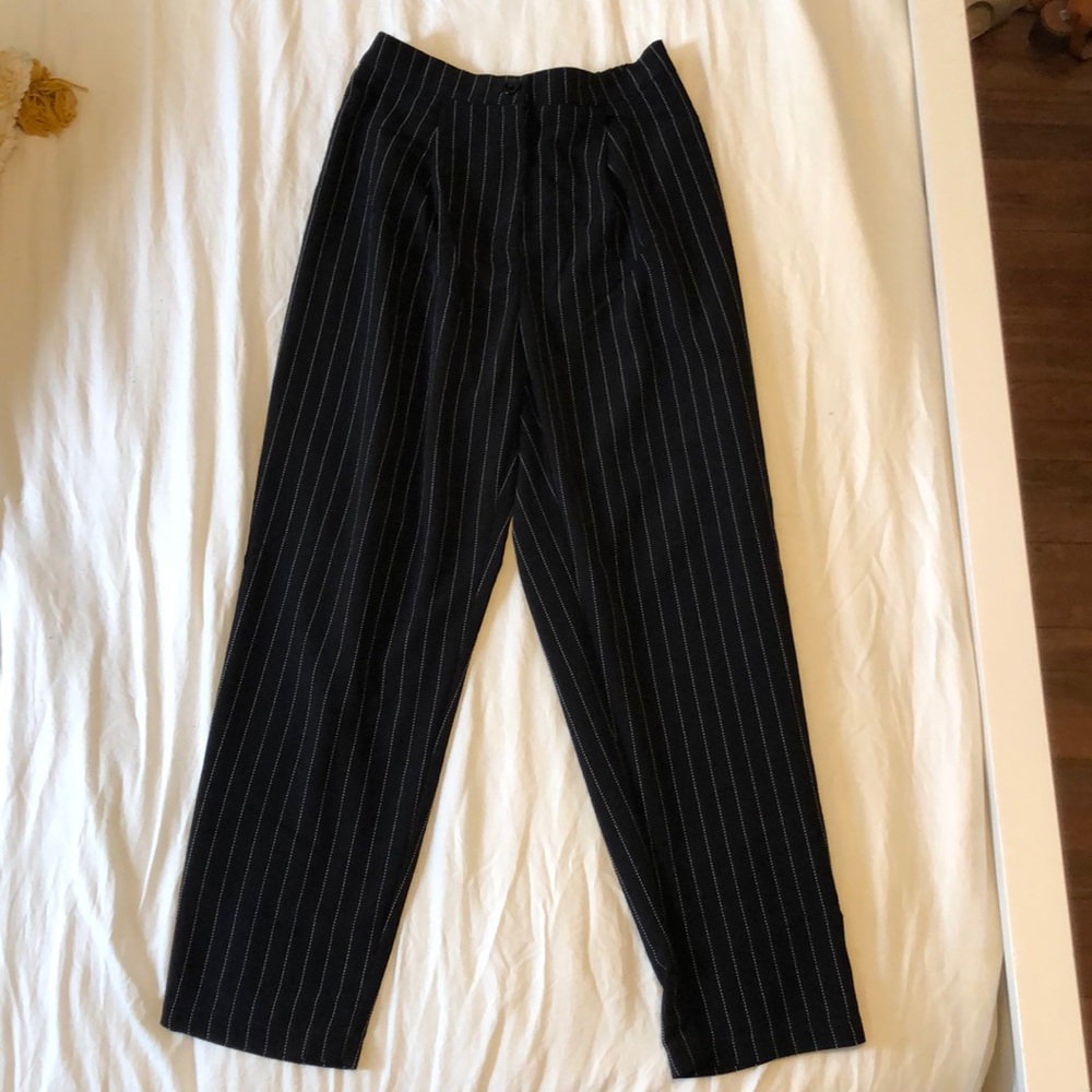 Pinstriped Trousers